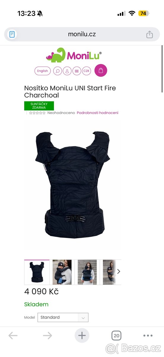 Nosítko MoniLu ergonomické- nové - 3