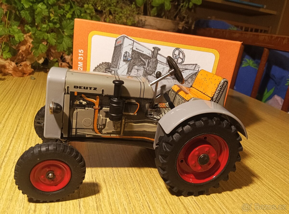 KOVAP Deutz F2M315 - Klasický plechový traktor - NOVÝ - 3