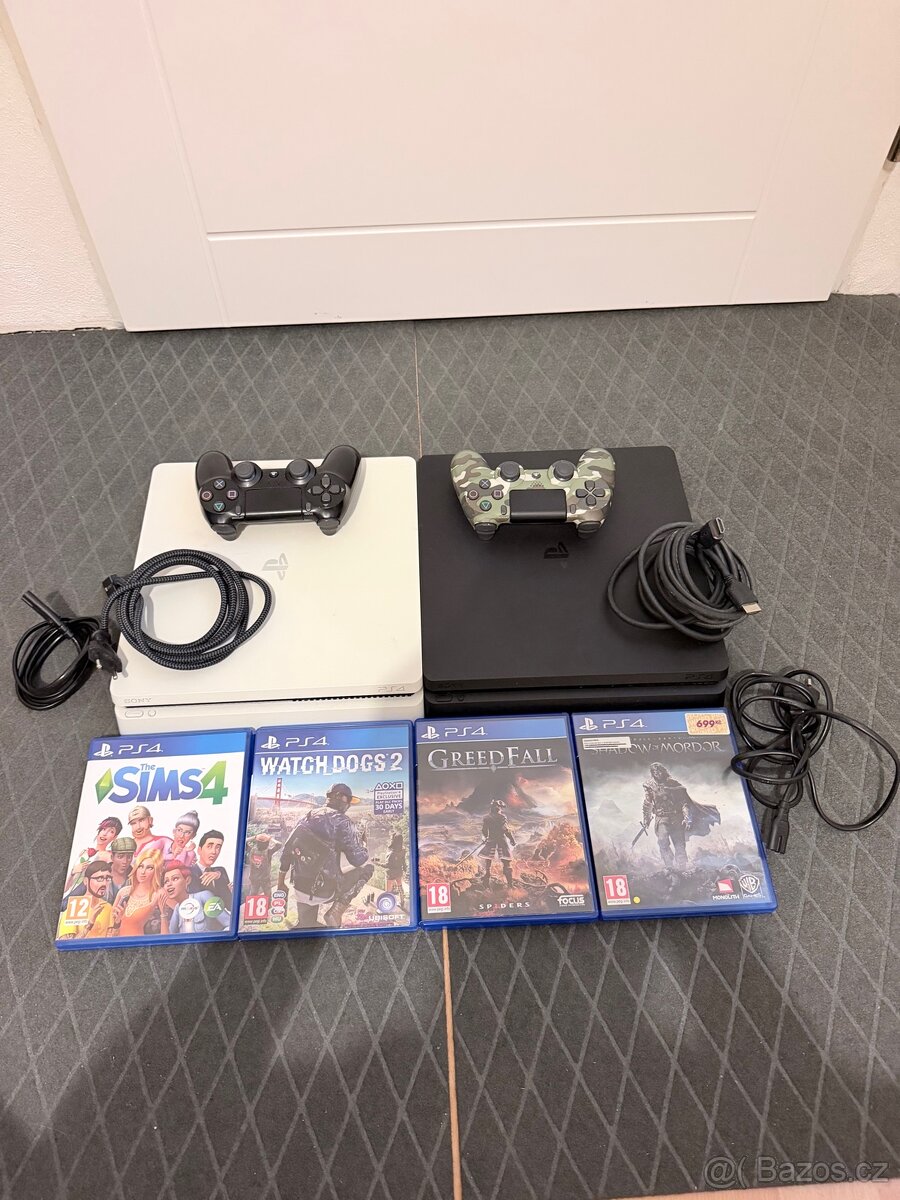 Kompletní herní balíček: 2x PS4 500GB - 3