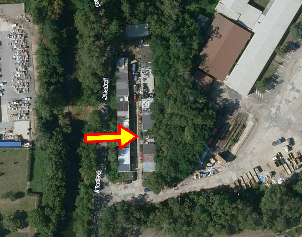 Dvě garáže 2x27 m² Brněnské Ivanovice ul. Jahodová - 3