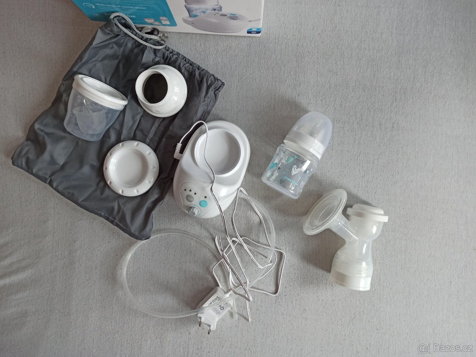 Prodám elektrickou odsávačku, kojící tílka - 3