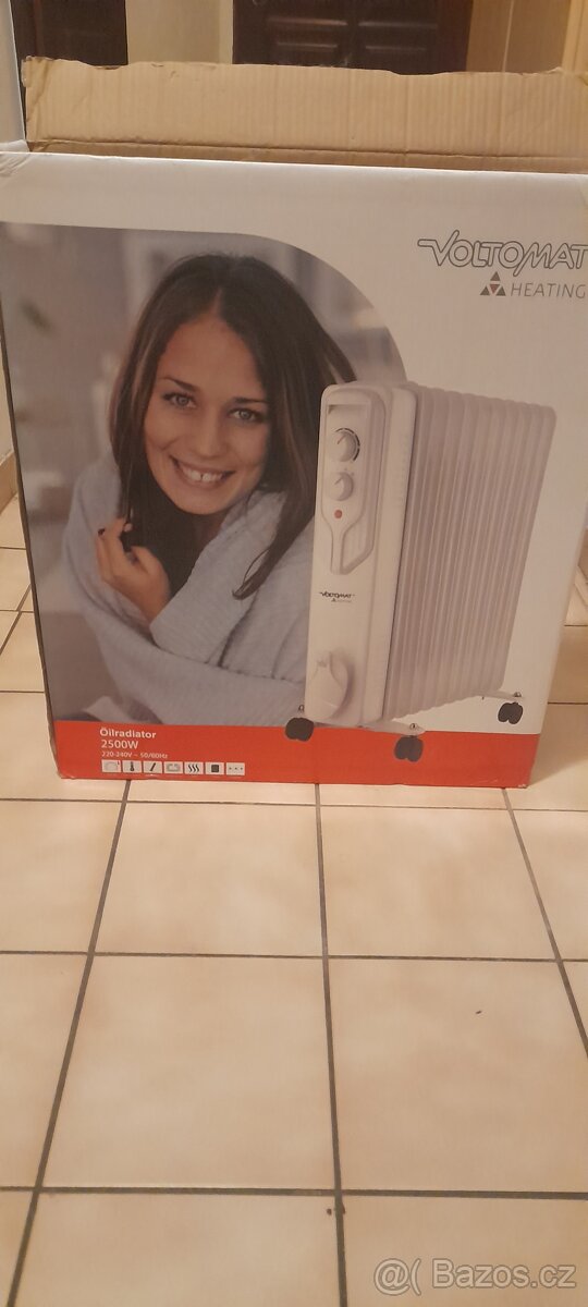 Elektricky Olejový radiator 2500 W - 3