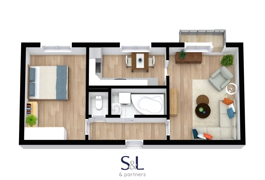 Prodej bytu 2+1 51 m², Teplice - Řetenice, ev.č. 01440 - 3