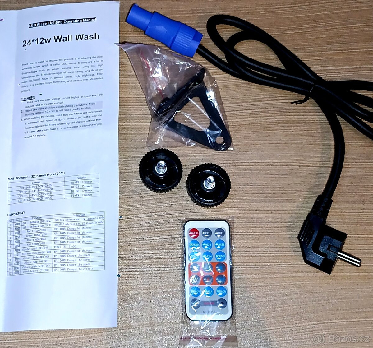 Novinka...4 ks 24x12 Wat RGBW +dálk.ovl - 3