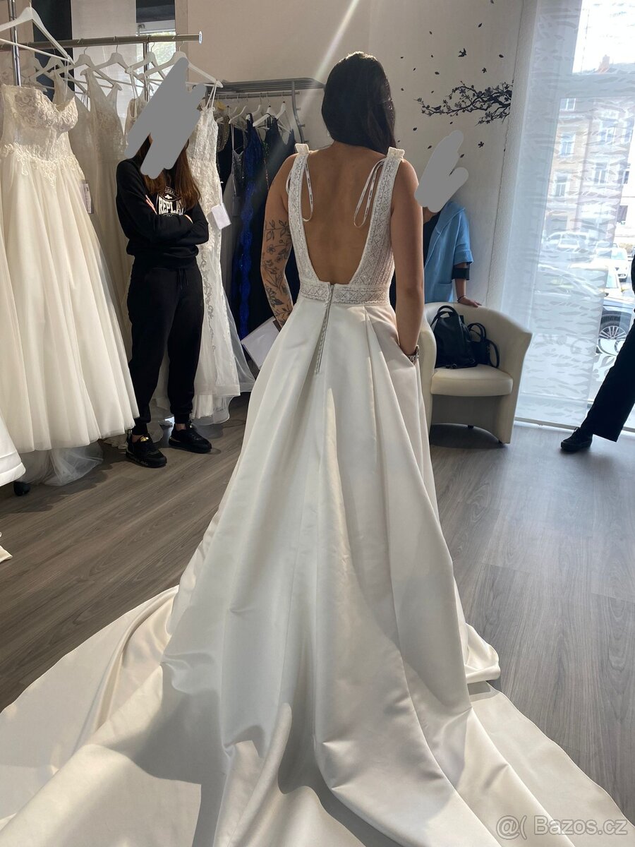 Svatební šaty Adriana Alier by Rosa Clara, vel. 36 - 3