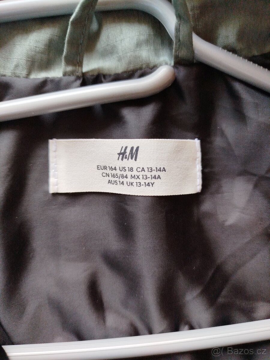 chlapecká bunda/větrovka H&M vel.164 - 3