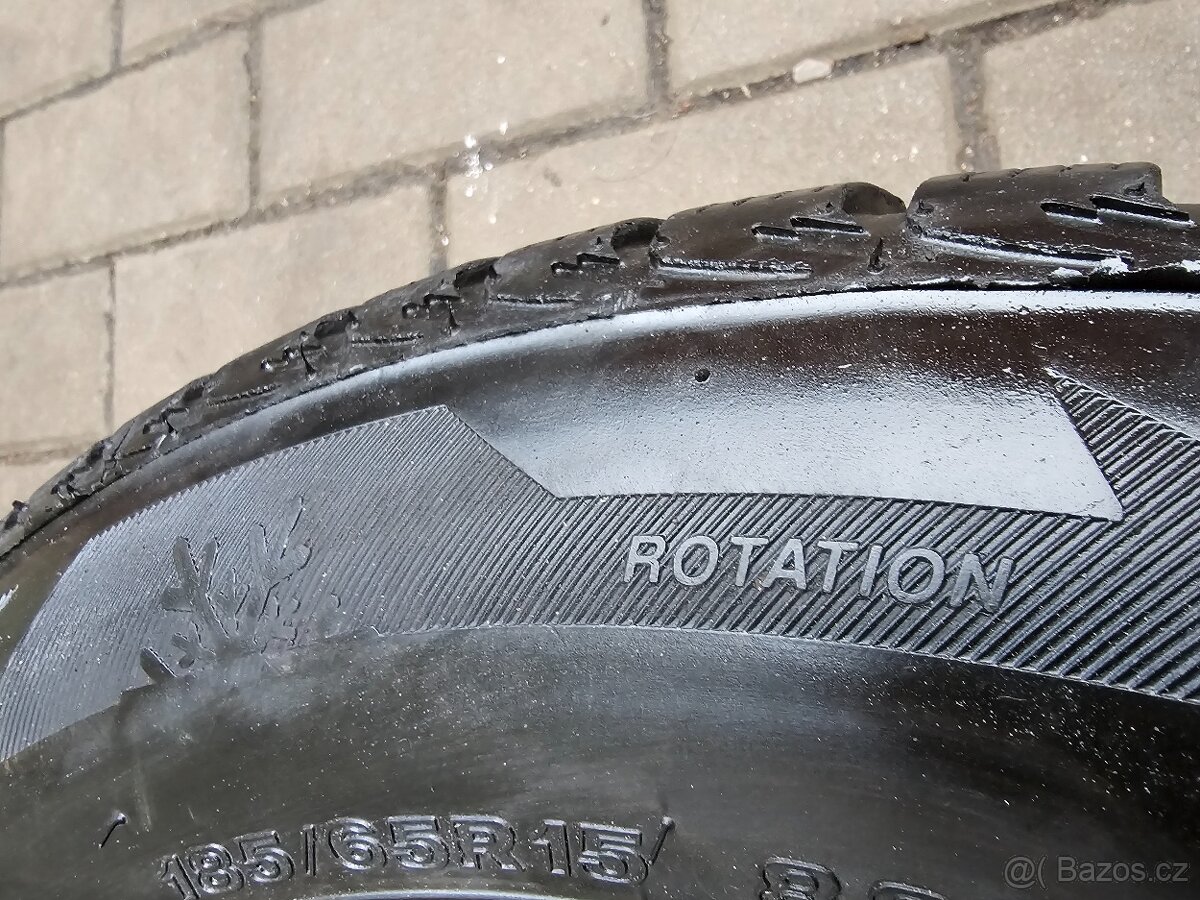 Zimní kola R15 4x108 Peugeot 207 208 Citroen C3 DS3 - 3