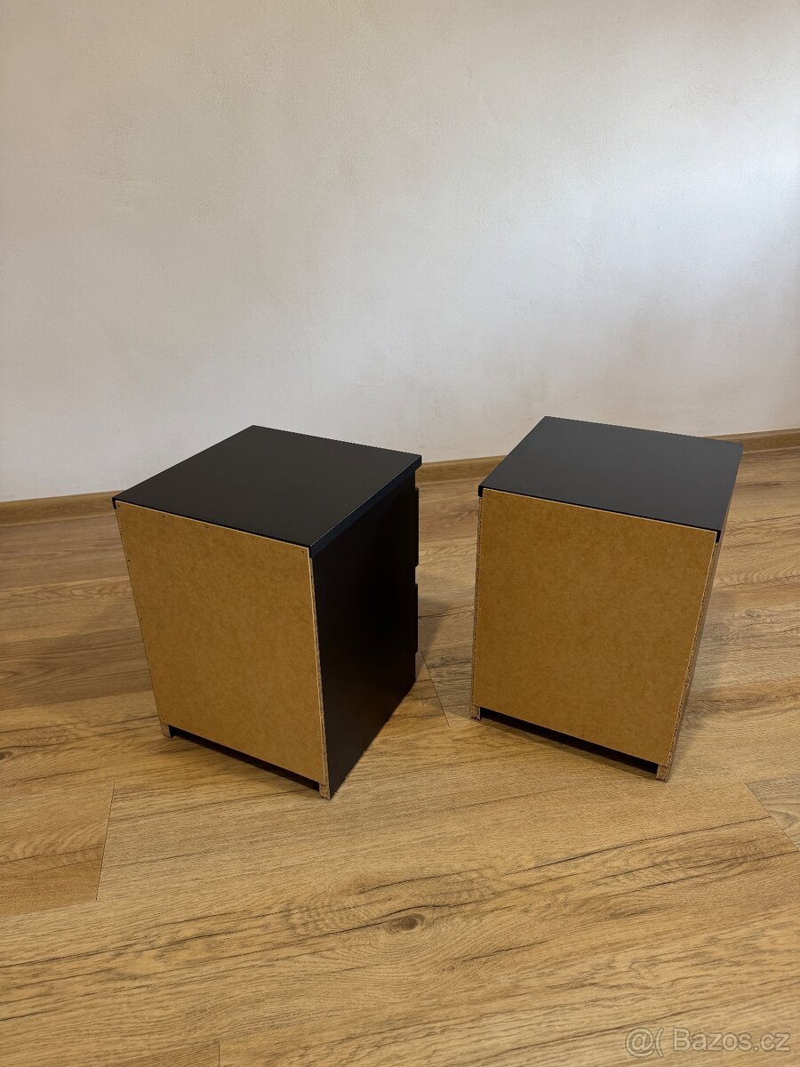 Noční stolky Malwa M2 - černá - 3