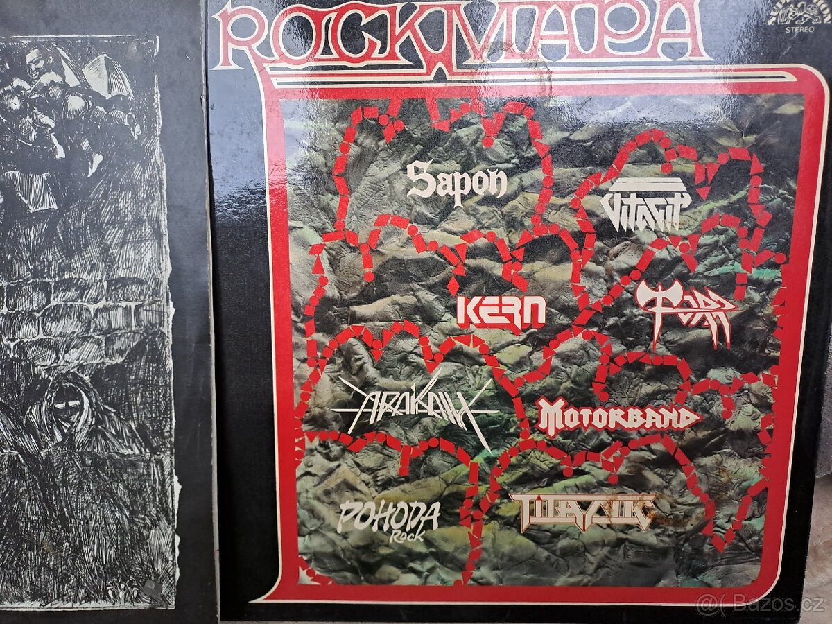 3x LP - Kryptor, Assesor, Rockmapa (Arakain, Vitacit, Torr) - 3