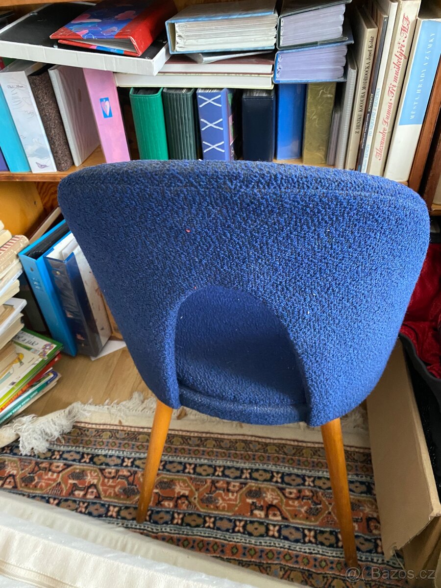 Retro židle - čalouněná - 3