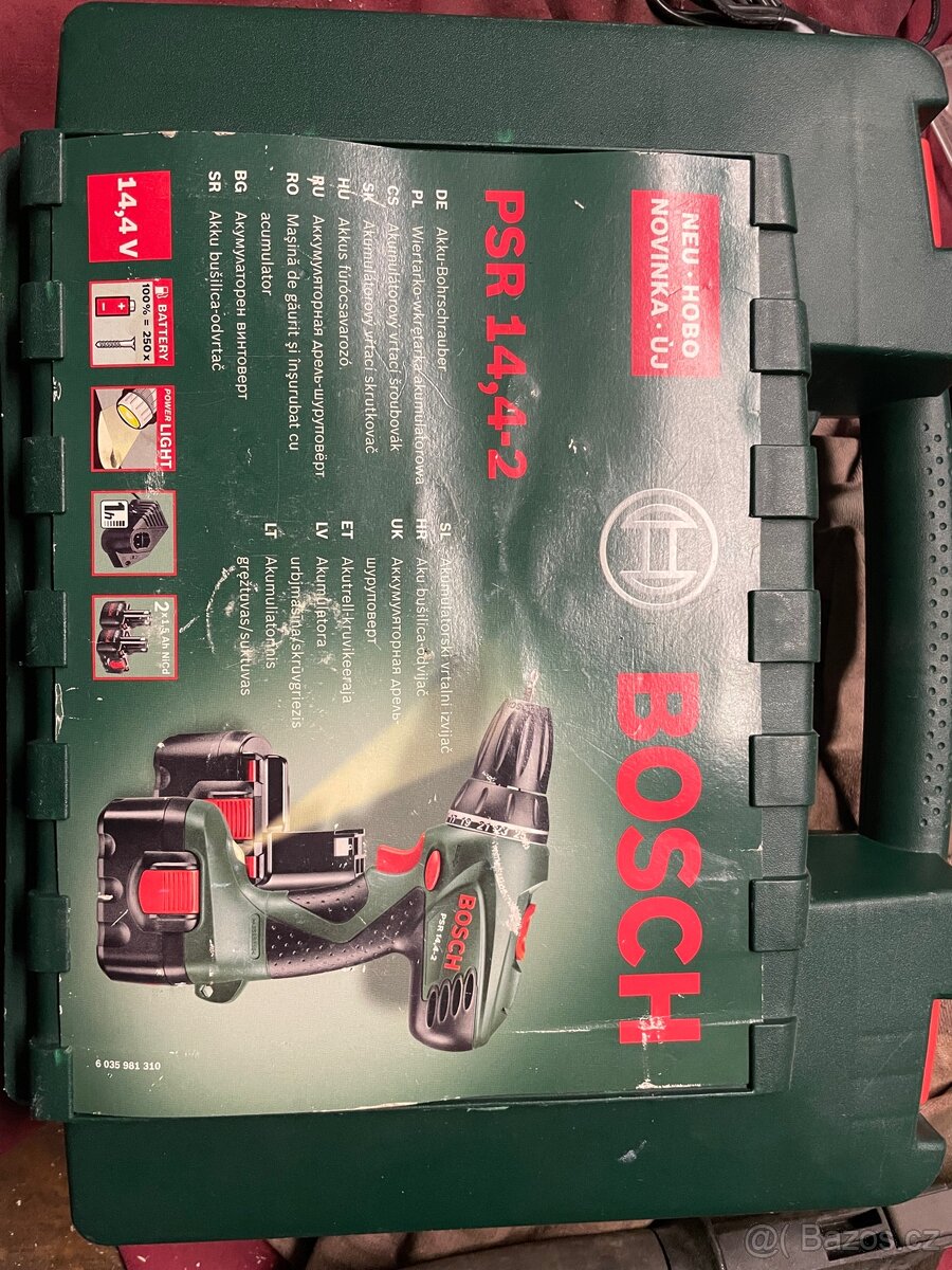 Akuvrtačka Bosch - slabé baterie - 3