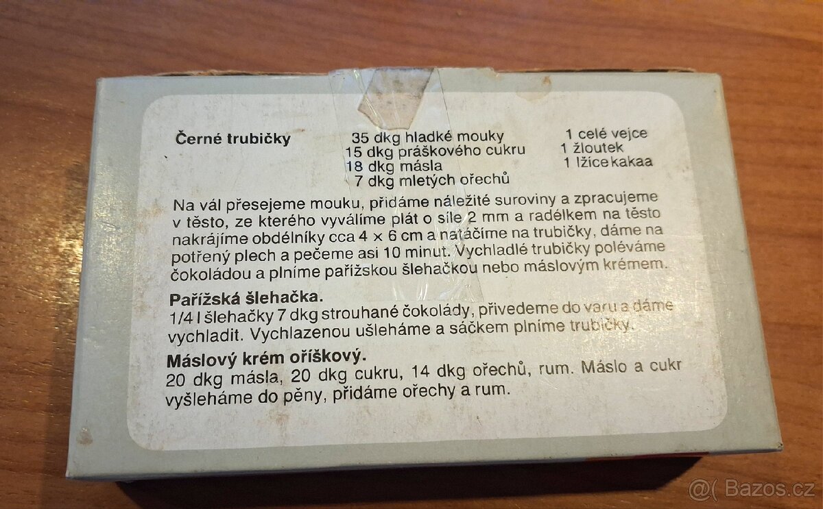 Retro trubičky formičky na cukroví - 3