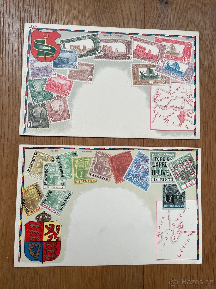 Staré pohlednice z různých zemí - 3