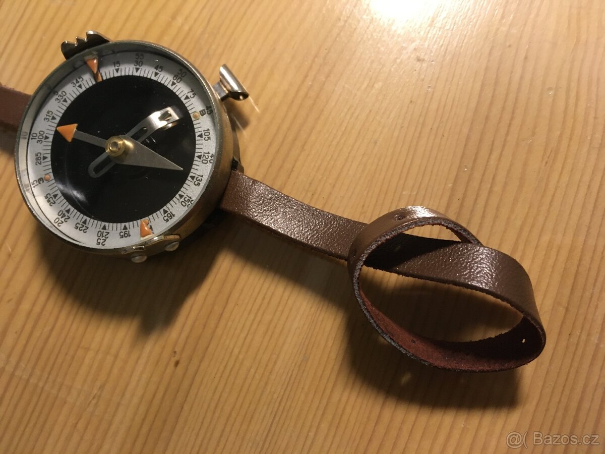 RETRO Kompas (buzola Adriánová) na ruku ČSLA - 3