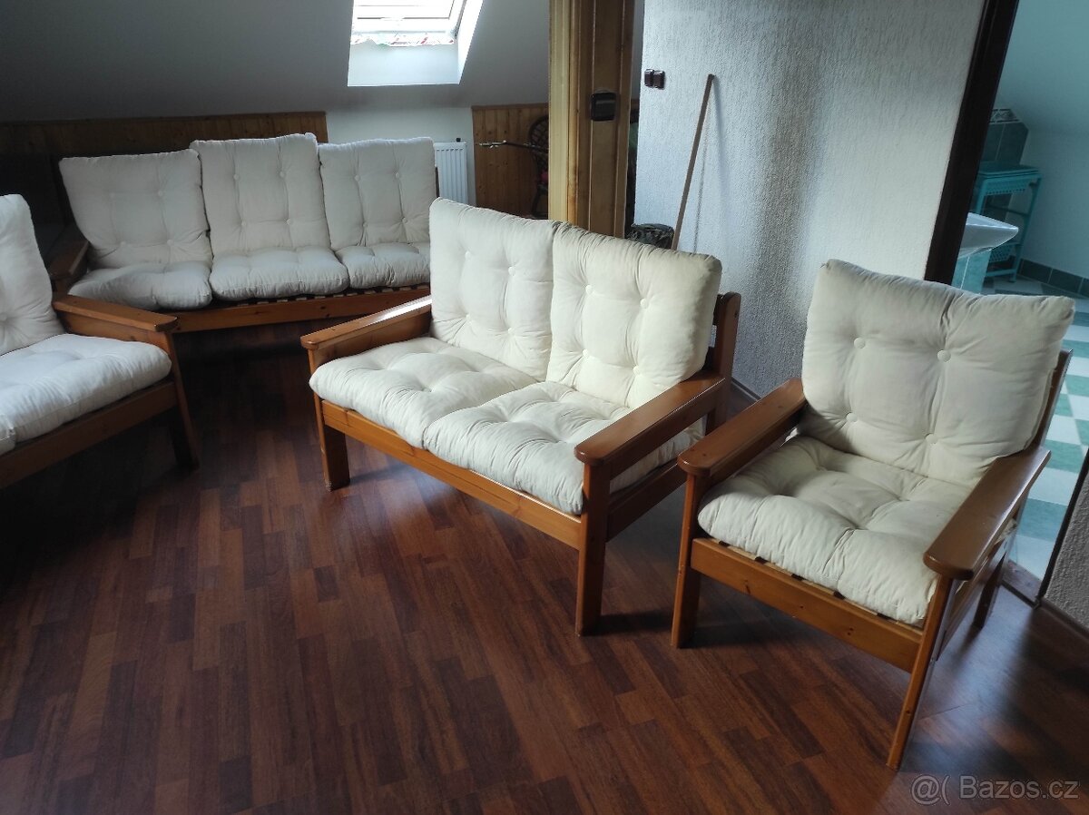 Venkovní sedací souprava masiv - 3