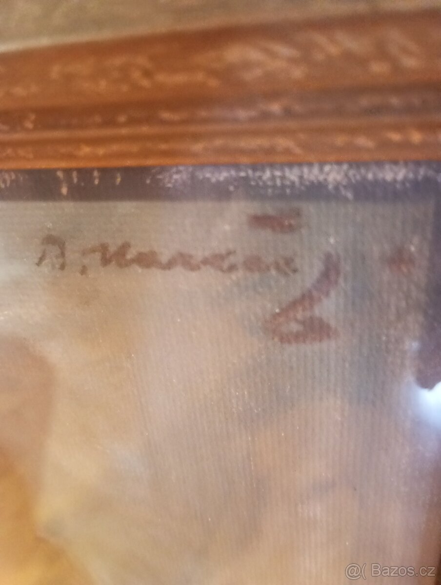 DÍVKA S COPEM - BOHUMIL MAREČEK (1884 - 1962) - 3