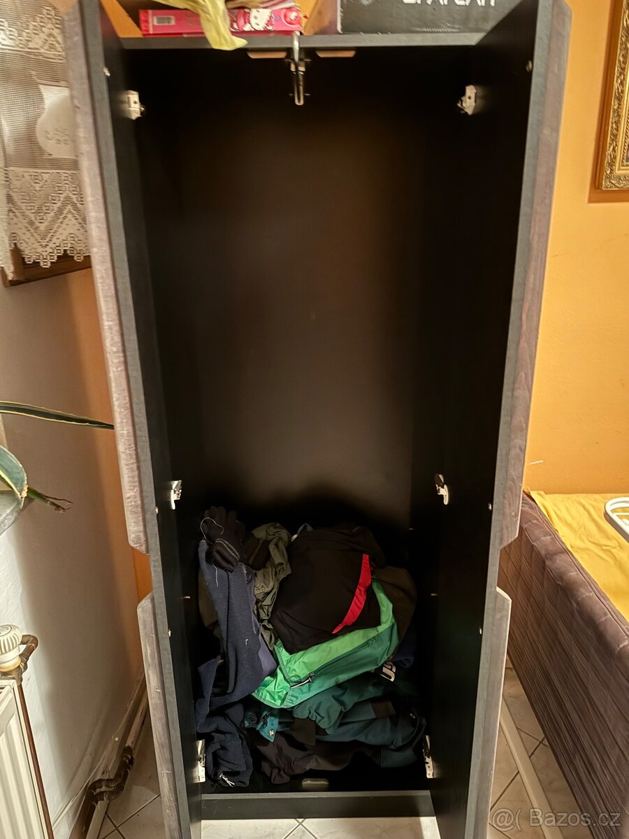 Obývací stěna černá - 3