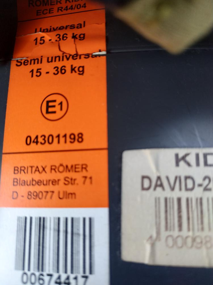 Dětská autosedačka Romer - 3