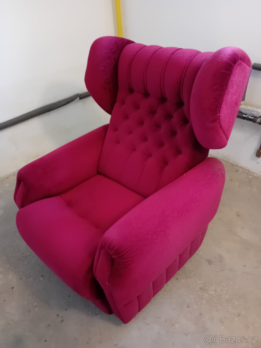 prodám křeslo ušák - 3