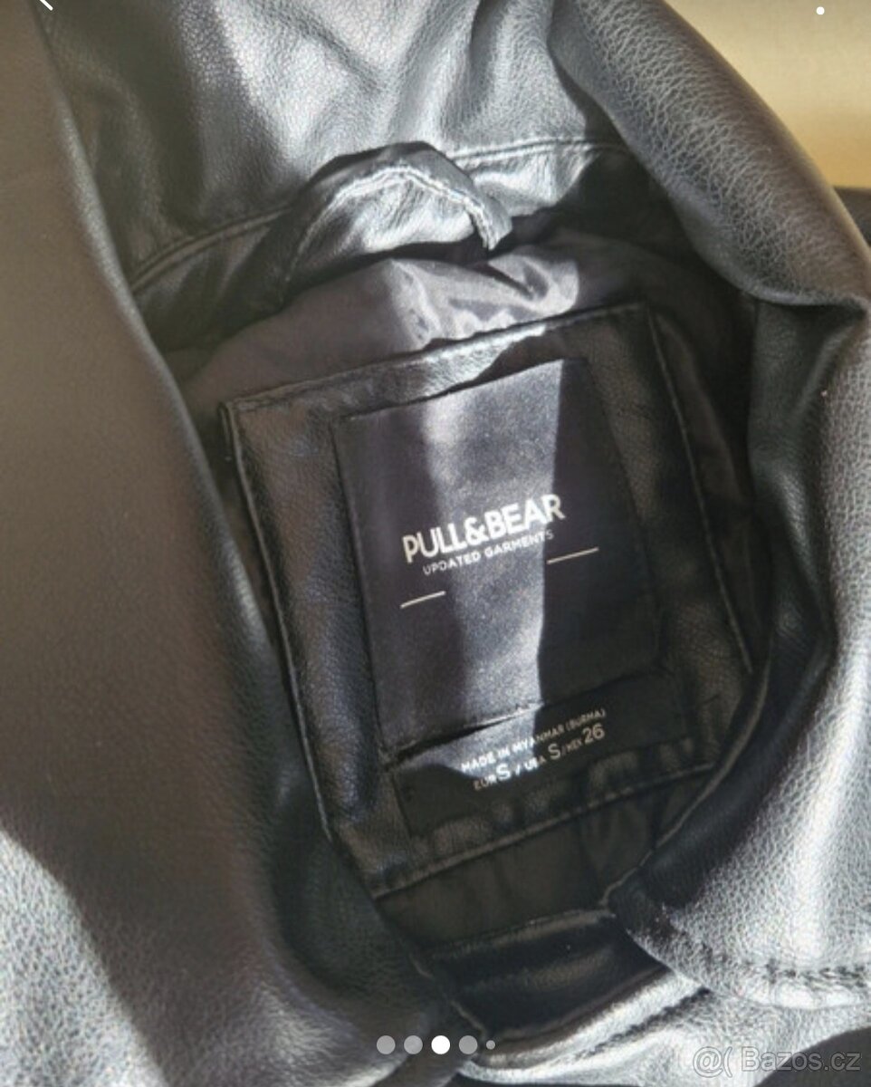 Koženková bunda křivák vel.S - 3