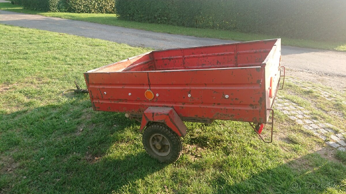 Vozík za auto na malých kolech - 3