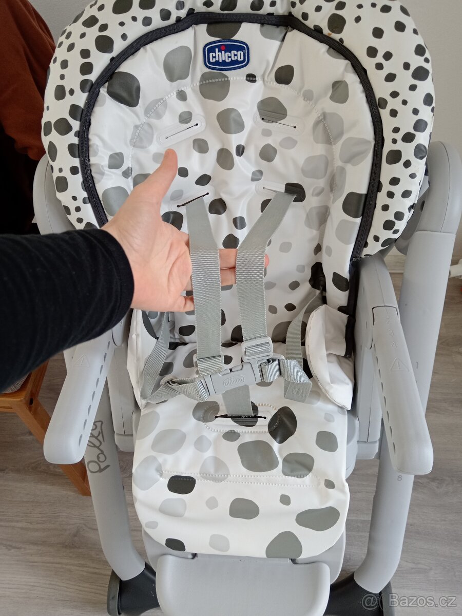 Jídelní židlička Polly Progres5 4 kola - Anthracit - 3