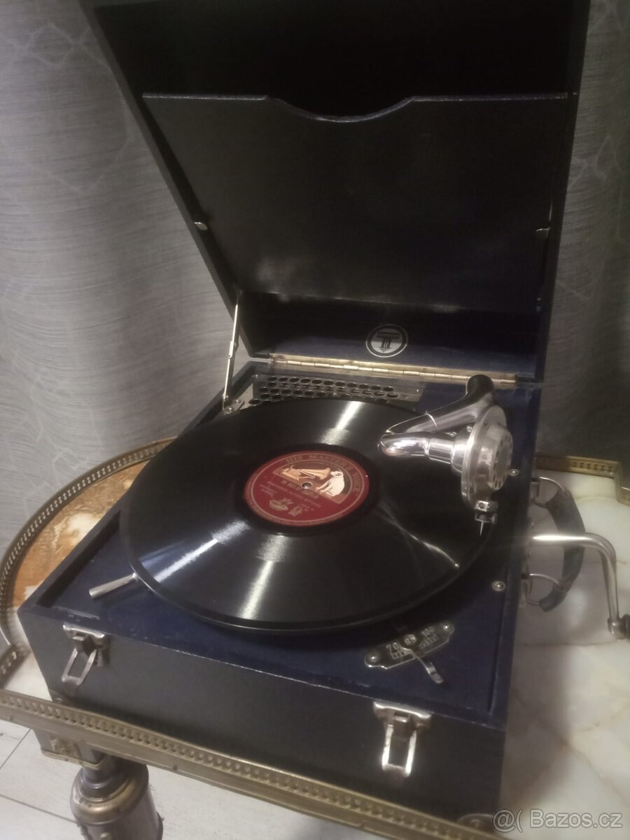 Kufříkový gramofon "Tempophon" - 3