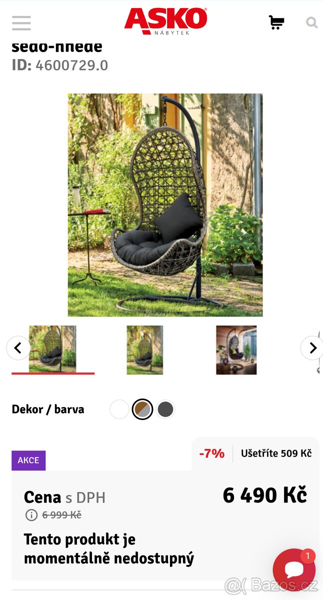 Prodám zahradní kreslo - 3