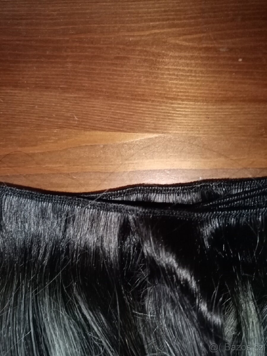 Pravé lidské vlasy remy - 3