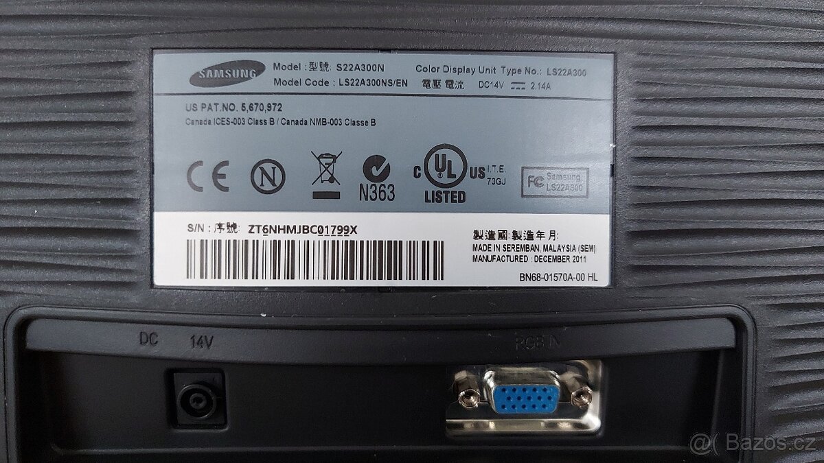 LCD monitor Samsung S22A300N - 3