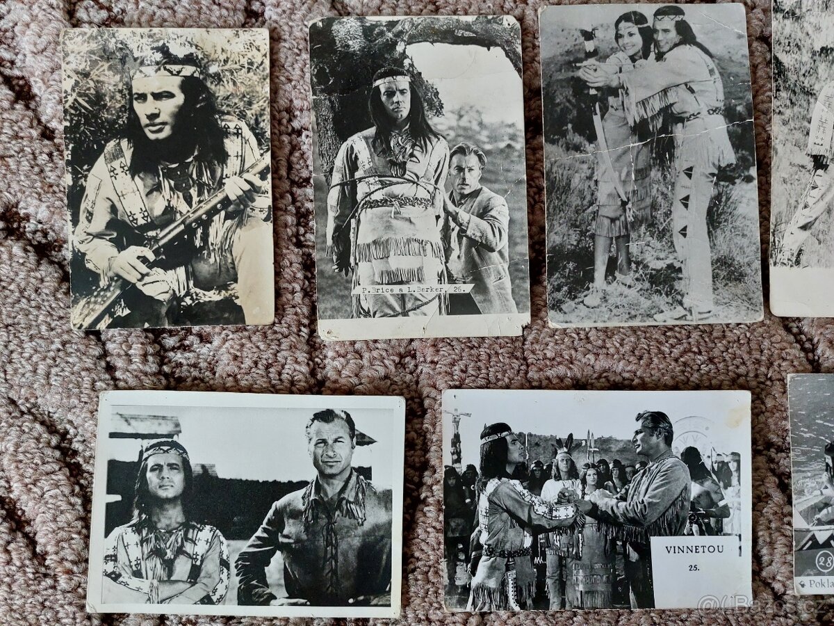 Čiernobiele fotky Vinnetou, 60 roky - 3