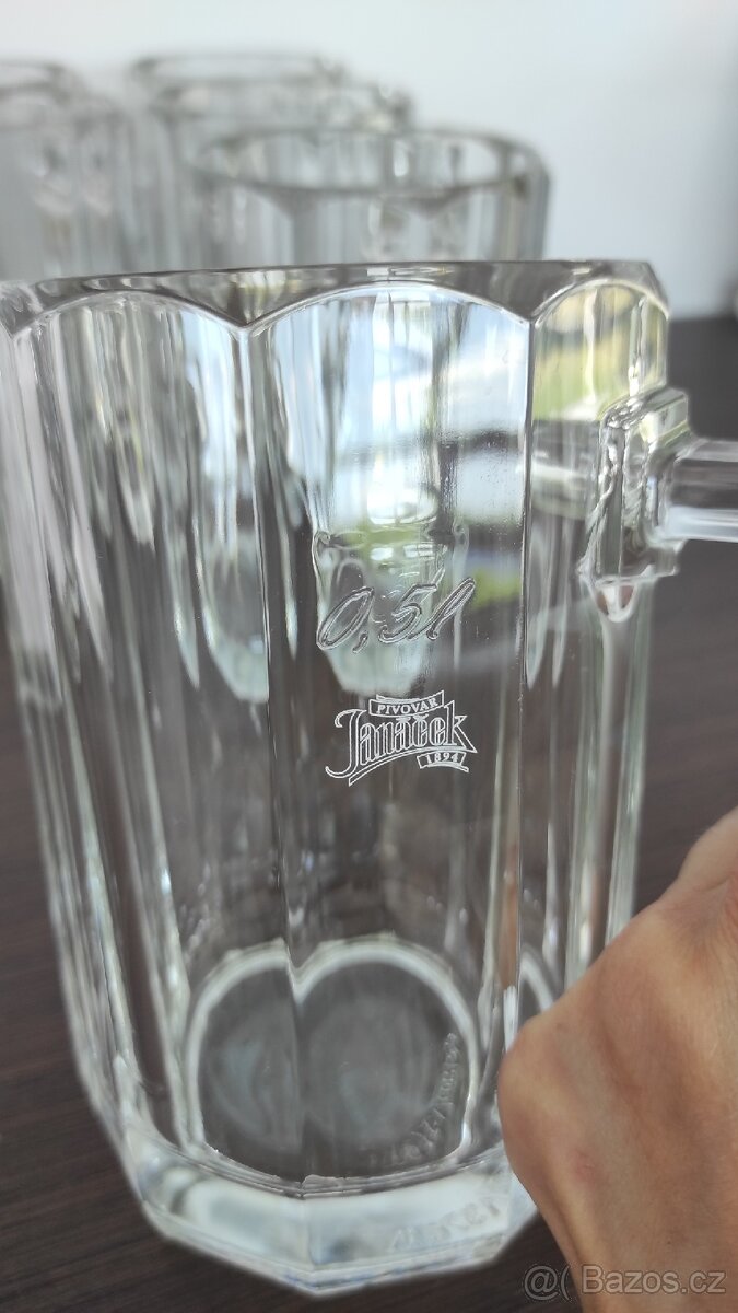 Pivní sklo/krýgl 0,5l Pivovar Janáček - 3