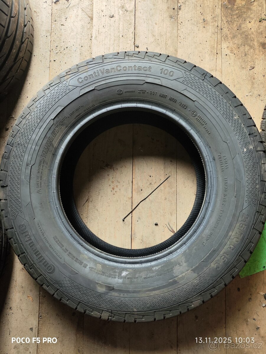 Continental ContiVan Contact 100 Letní 215/70/R15C - 3