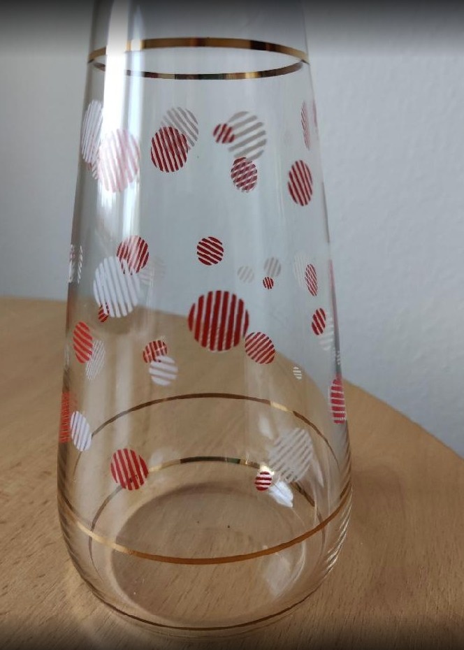 retro čs. skl. karafa v brusel. stylu BOROCRYSTAL - 3