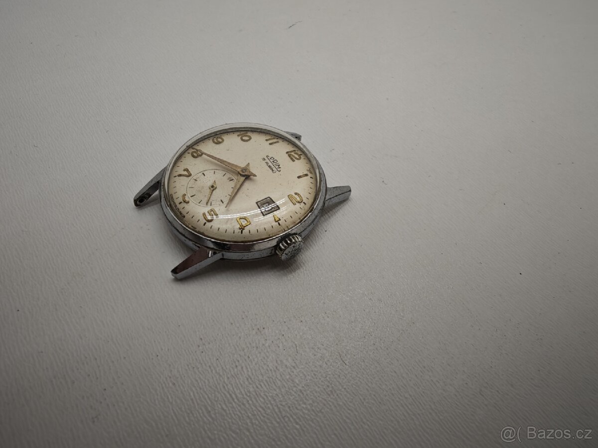 Staré retro hodinky prim 15 rubínů - 3