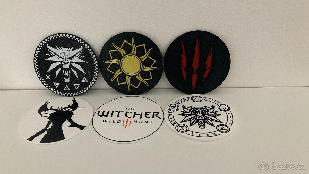 Zaklínač - The Witcher - Sada podtácků se stojanem - 3