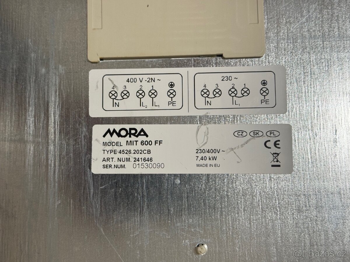 Indukční varná deska Mora MIT 600 FF černá/sklo - 3