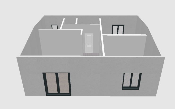 Modulovy dům 7,5x9,25x3.7 - 3