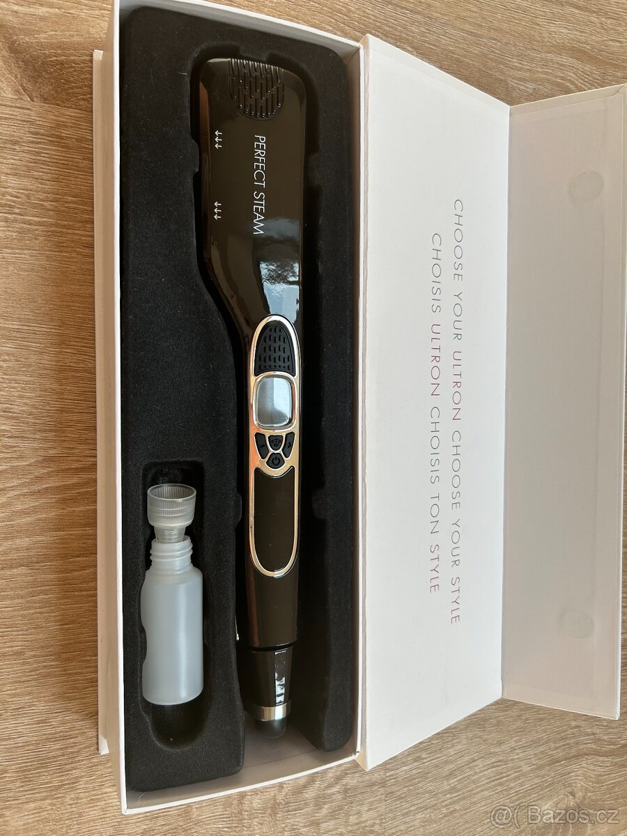 Parní žehlička na vlasy Ultron Perfect Steam - černá - 3