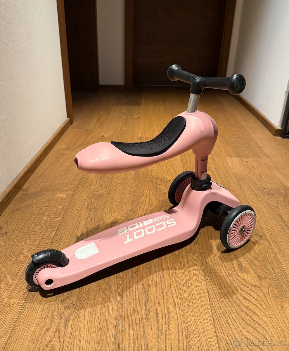 SCOOT AND RIDE odrážedlo, koloběžka + přilba - 3