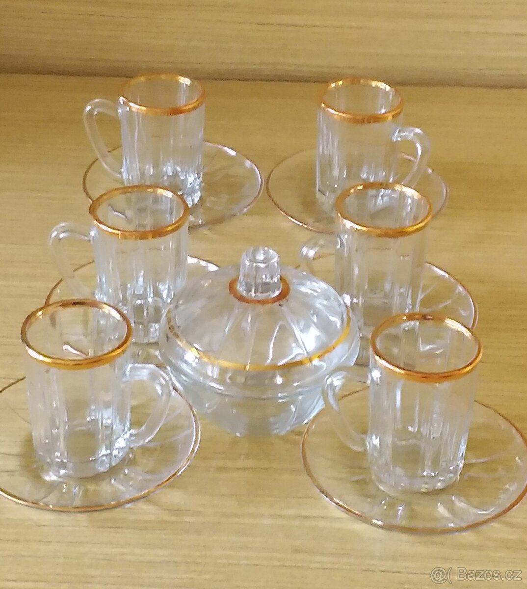 Čajová skleněná souprava - Noritazeh Soga Japan - 3