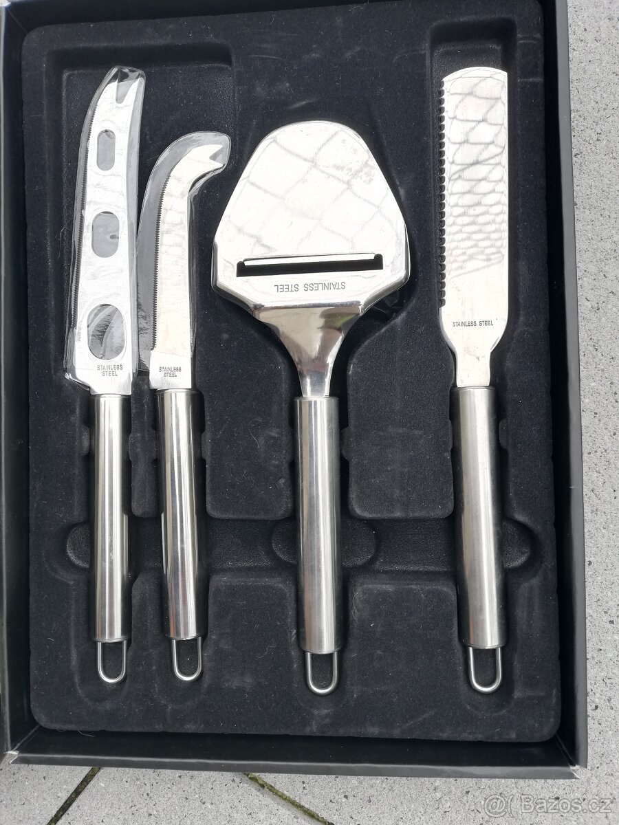 Škrabka, struhatko, nože - sada -stainless steel - 3