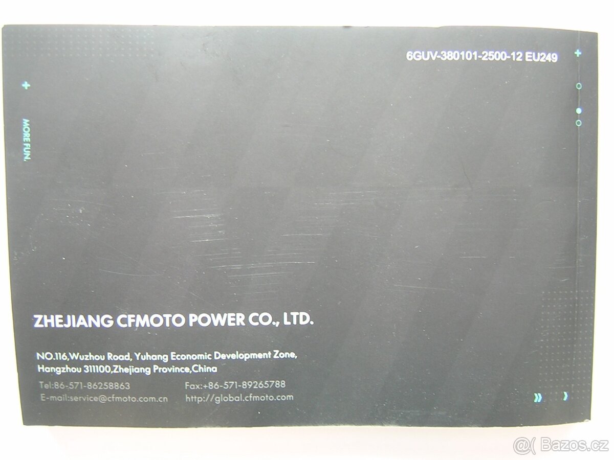 CFMOTO 700 MT - Owners Manual - Návod k obsluze - CF MOTO - 3