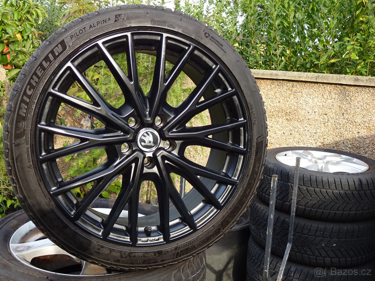 Superb 3 + VW Passat - NOVÁ zimní TOP alu kola 19" 5x112 - 3