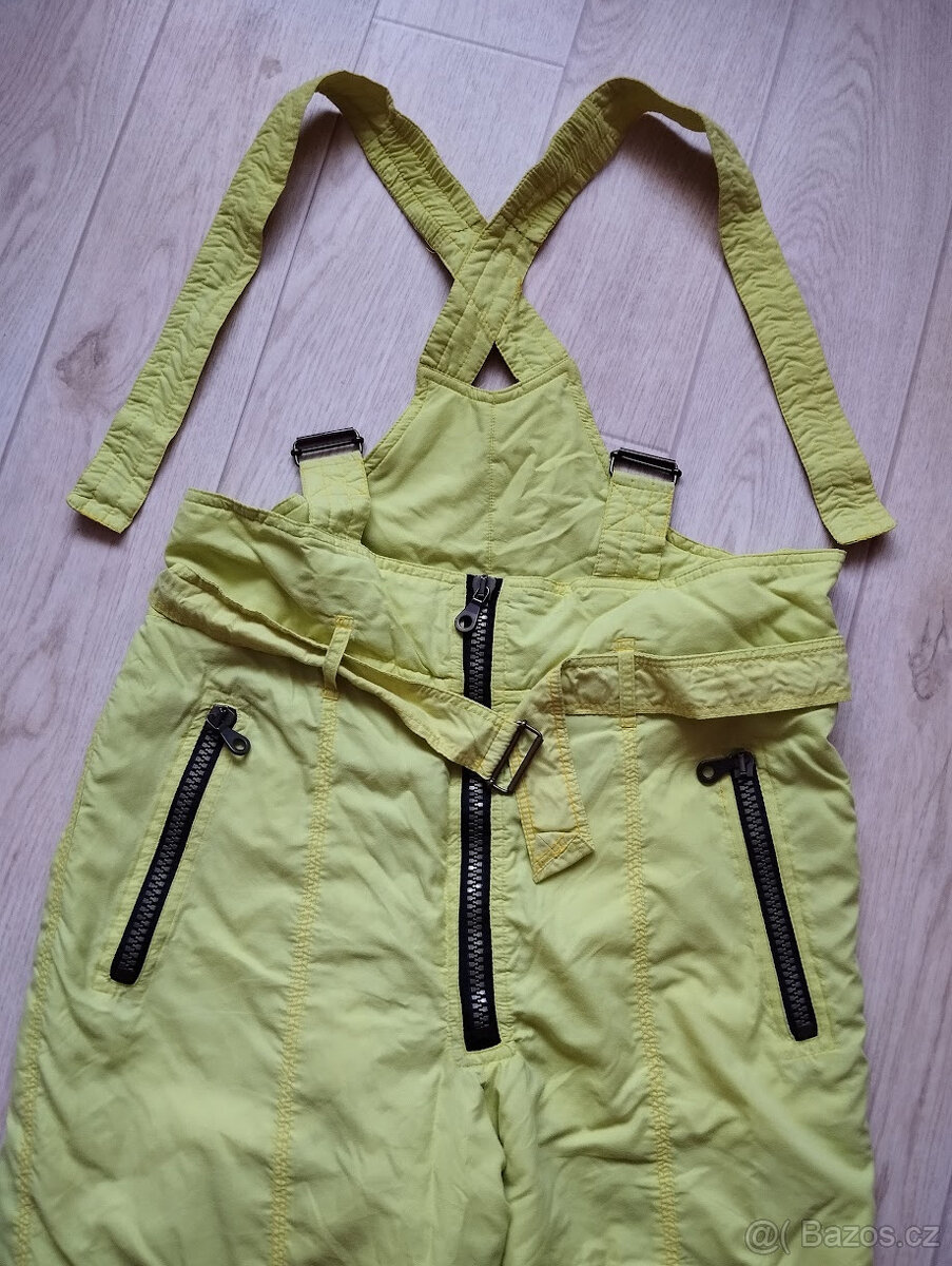 Lyžařské kalhoty vel.L/42 zelenkavé Made in Italy - 3