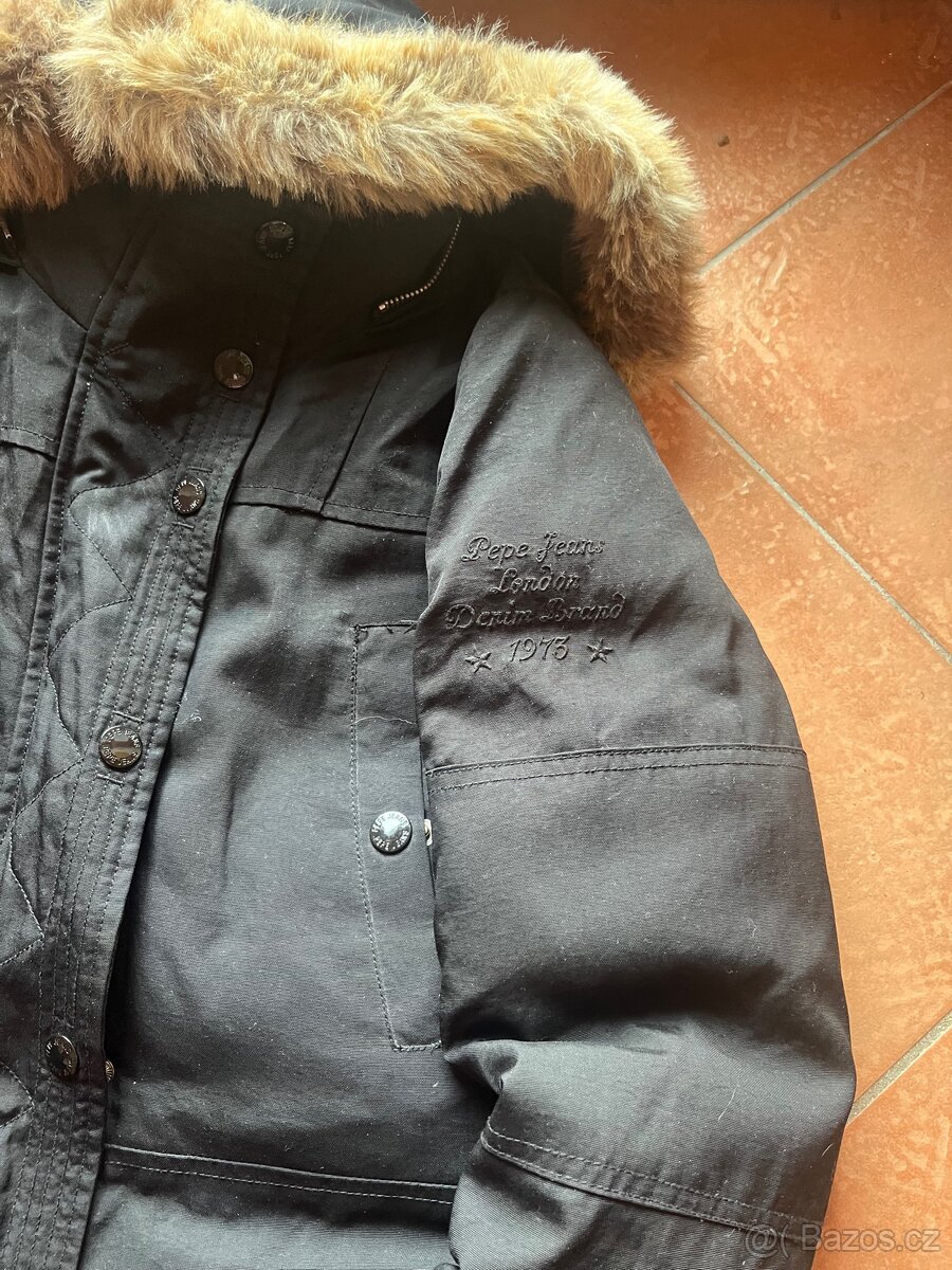 Dánský kabát Pepe Jeans vel.M Top stav - 3