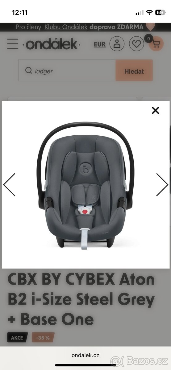 Autosedačka CYBEX ATON B2 - 3