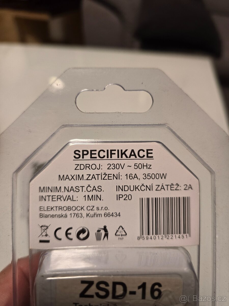 Digitální spínací zásuvka ZSD-16 (2ks) - 3