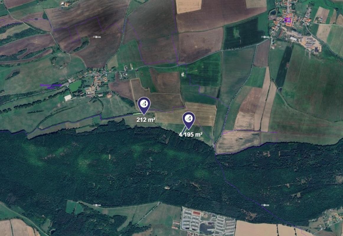 Prodej podílu 1/2 pole 2 204 m², Neumětely - 3