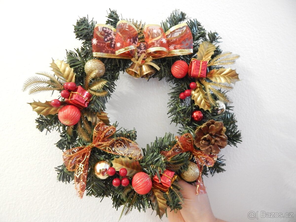 VÁNOČNÍ VĚNCE - NOVÉ 1.2.3.4.5.6.7.8.9.- 170 -350 Kč - 3